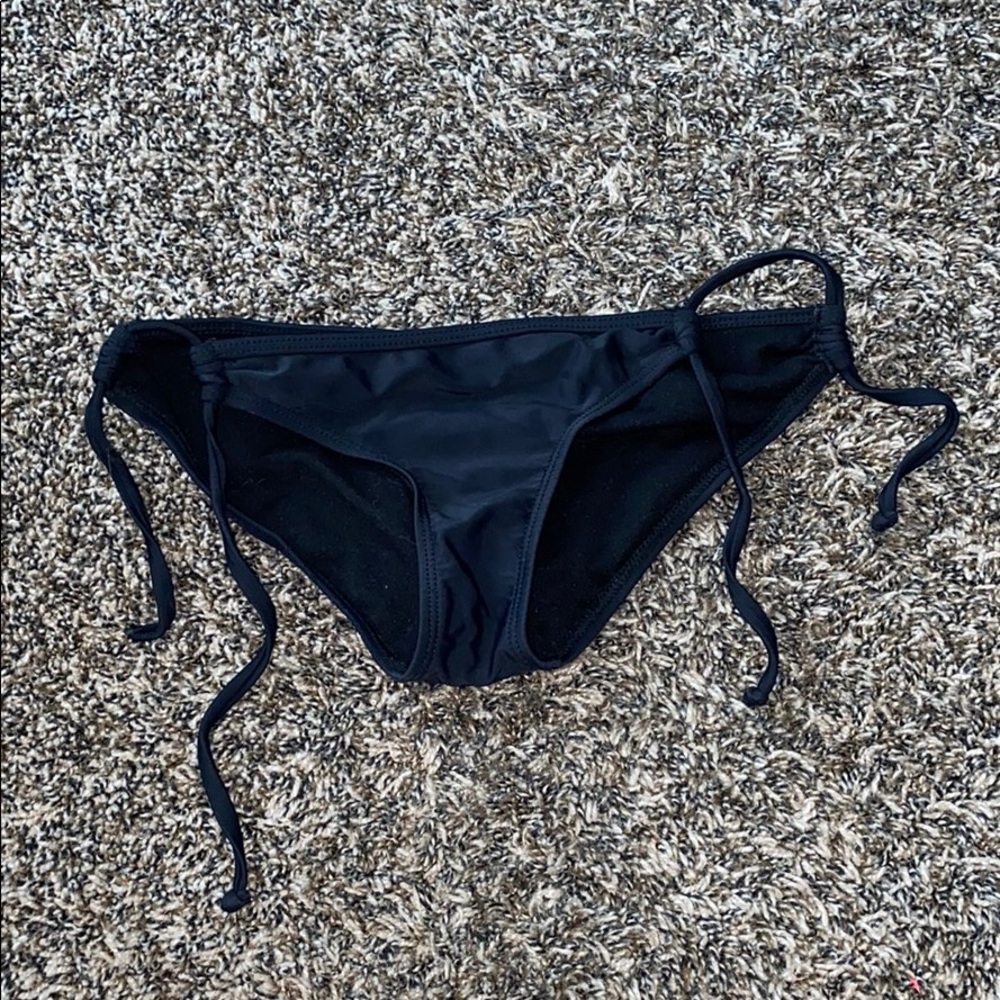 black bathing suit bottoms